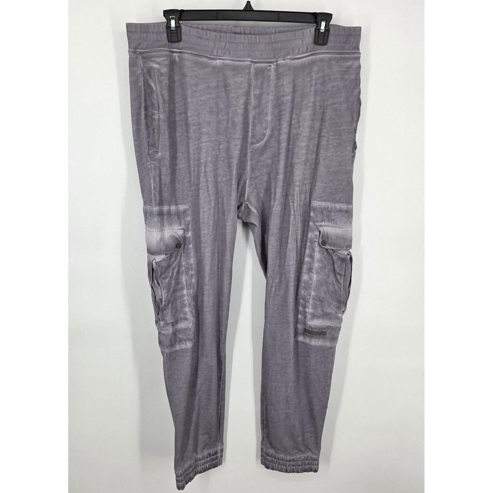Hugo Boss Dordons Cargo Sweatpants Men's Size XXL Gray EUC